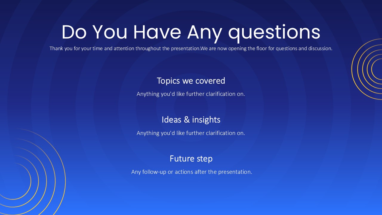 Townhall Meeting Any Questions Presentation Slide