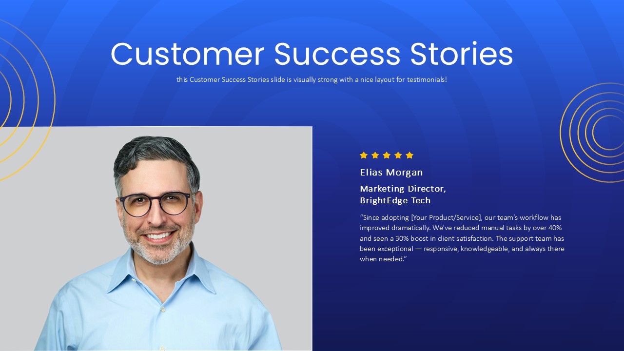 Townhall Meeting Customer Success Story Presentation Slide