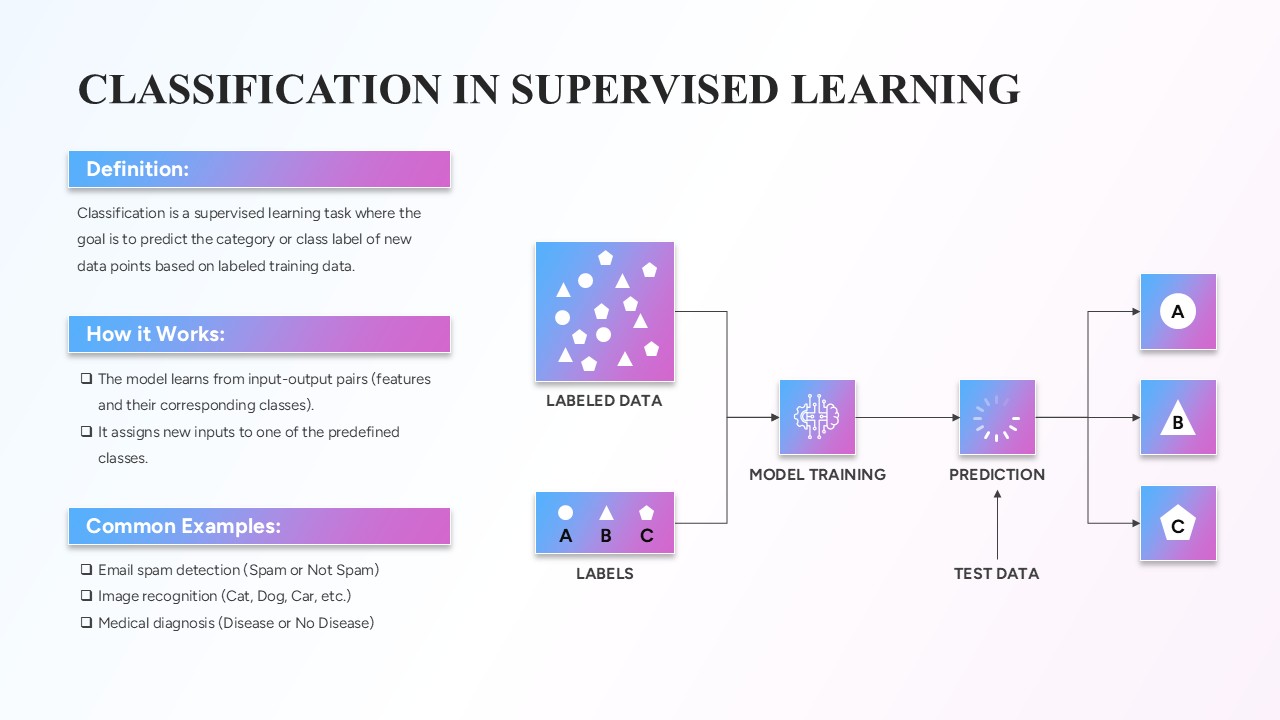 Classification in Supervised Learning Template
