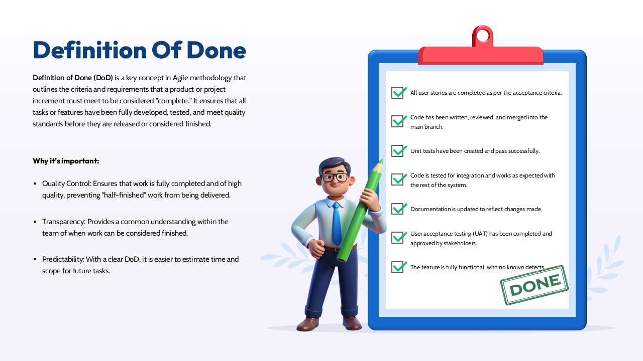 Definition of Done Template