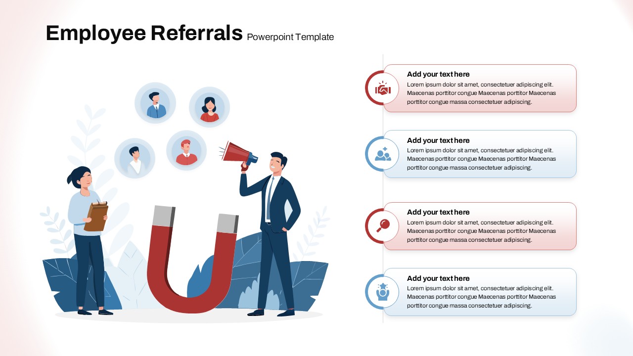 Employee Referals PowerPoint Template & google slide