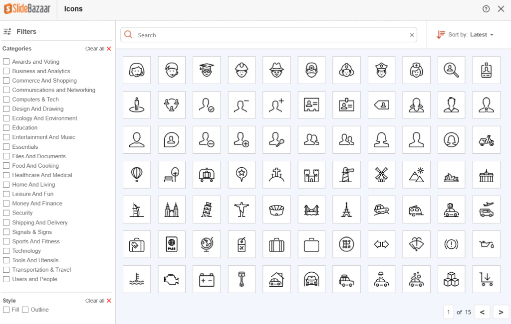 icon library