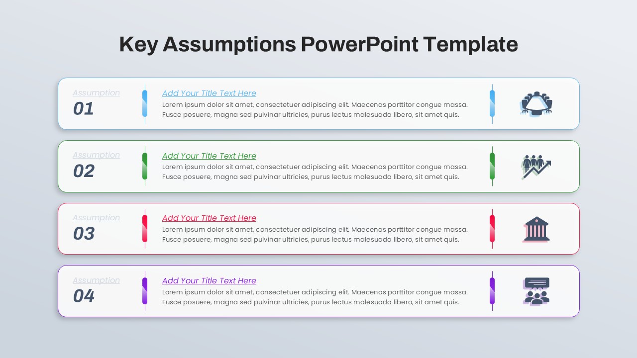 Key Assumptions PowerPoint Template and Google Slides