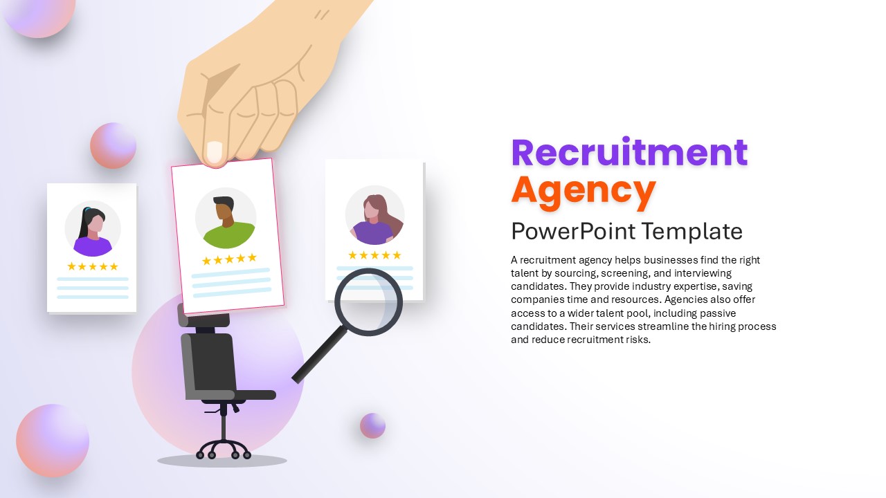 Recruitment Agency PowerPoint Template and Google Slides