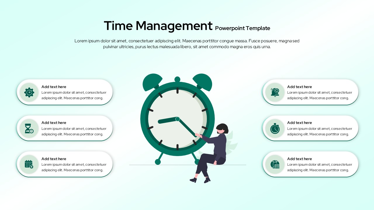 Time Management PowerPoint Template& google slide