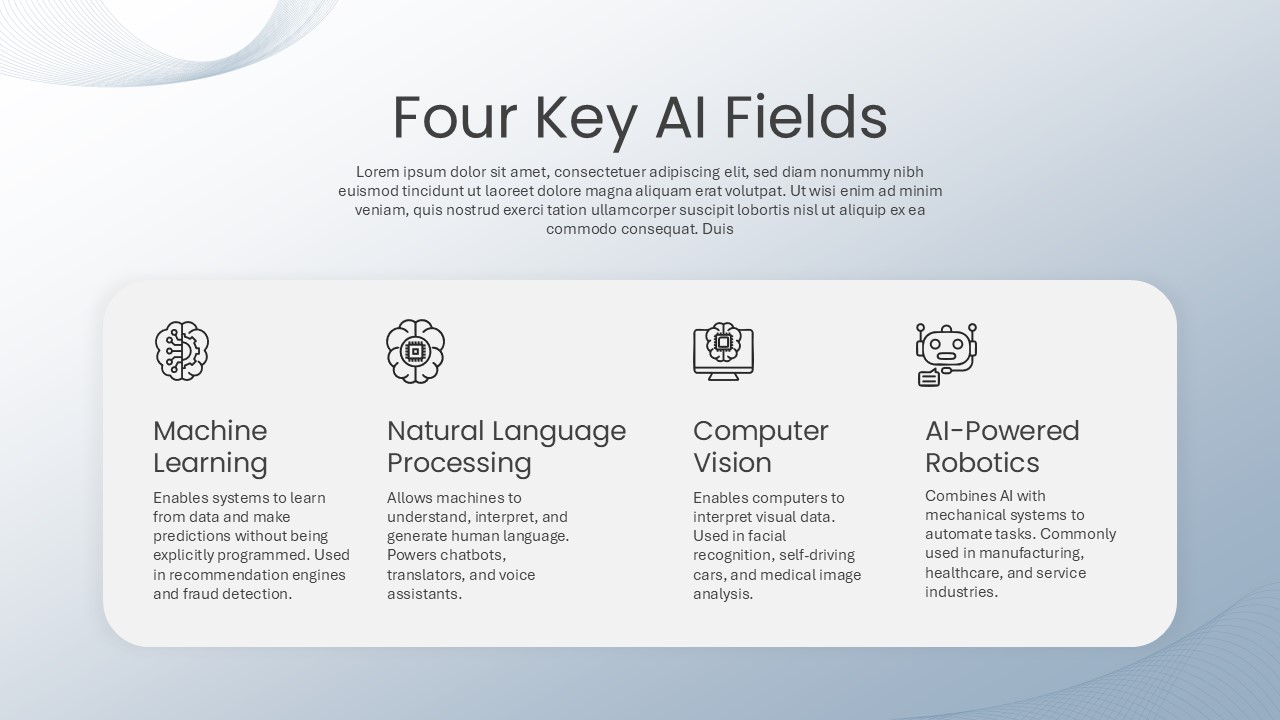 four-key-ai-fields-template-powerpoint-google-slides