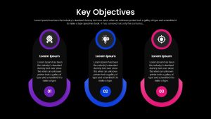 key-objectives-infographic-template-powerpoint-google-slides-dark-purple-blue-pink
