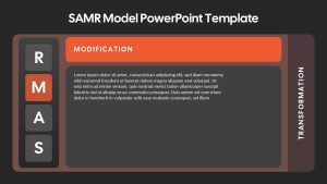 samr-model-powerpoint-template-dark-orange