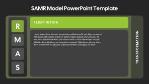 samr-model-template-powerpoint-google-slides-dark-green