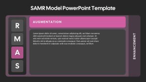 samr-model-template-powerpoint-google-slides-dark-purple