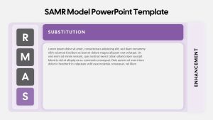samr-model-template-powerpoint-google-slides-purple