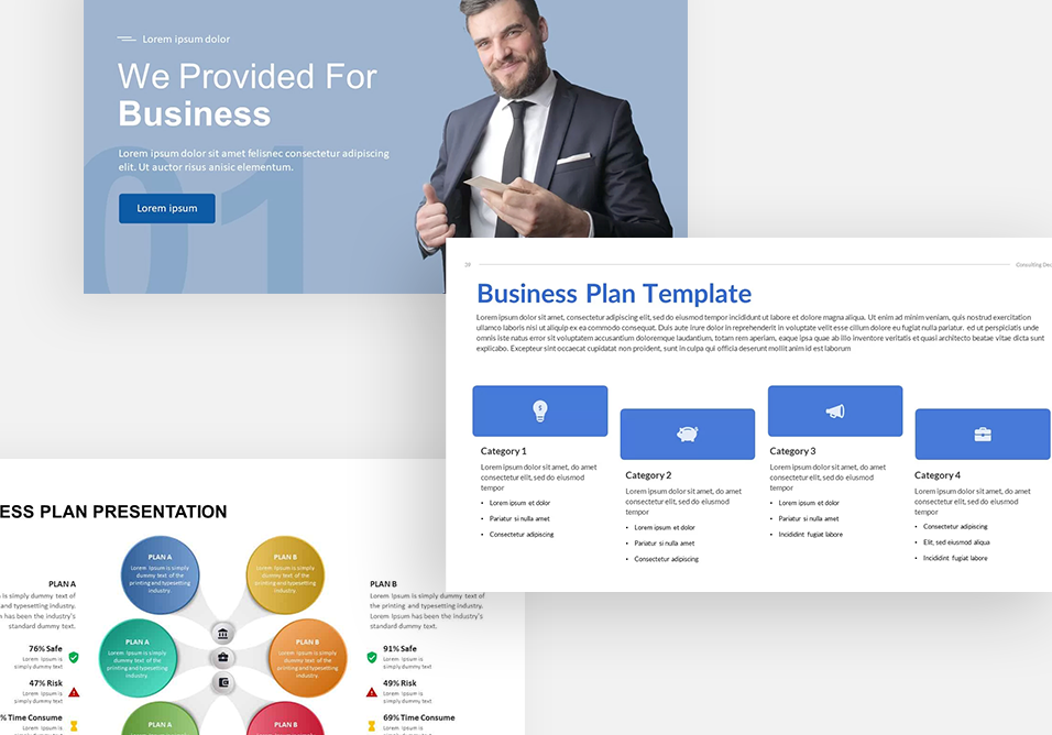 Business Plan Templates for PowerPoint and Google Slides