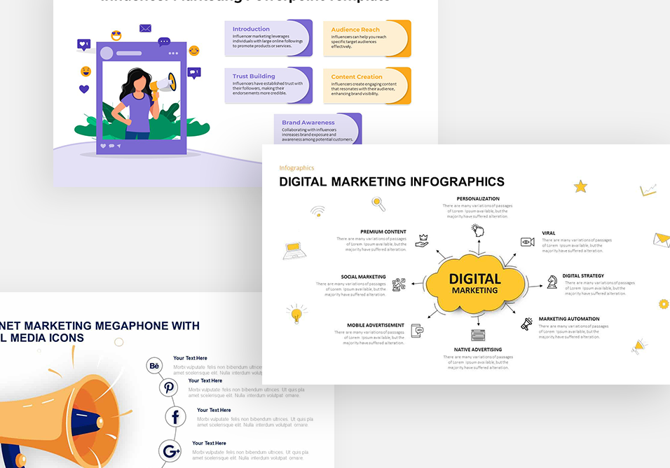 Digital Marketing Templates for PowerPoint and Google Slides