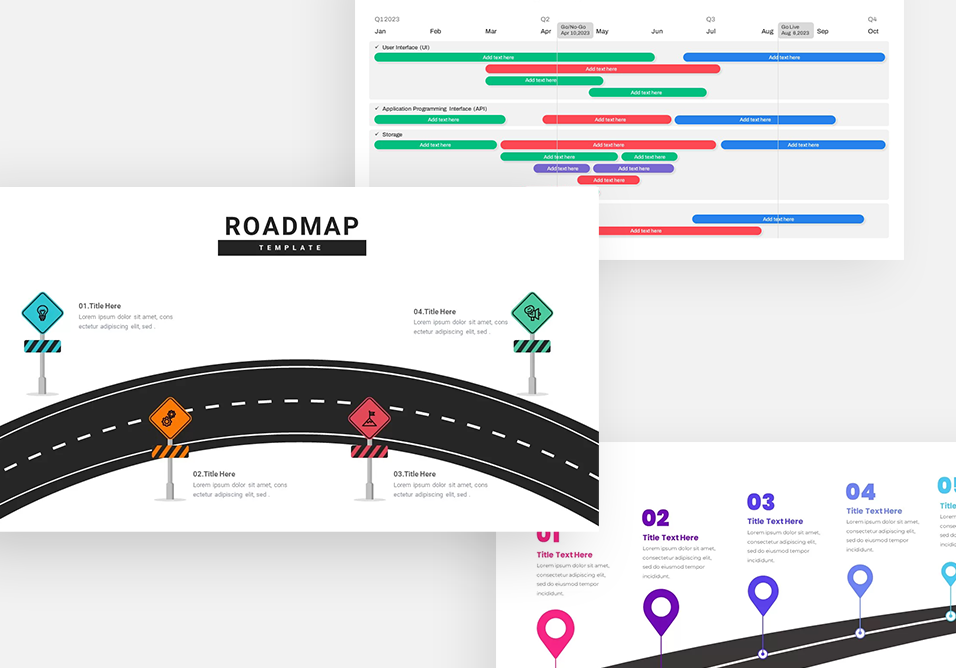 Roadmap Templates for PowerPoint and Google Slides