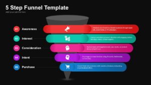 5-Stage Funnel Presentation Slide