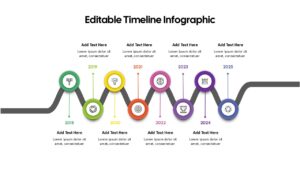 8-Step Timeline Infographic Presentation Slide