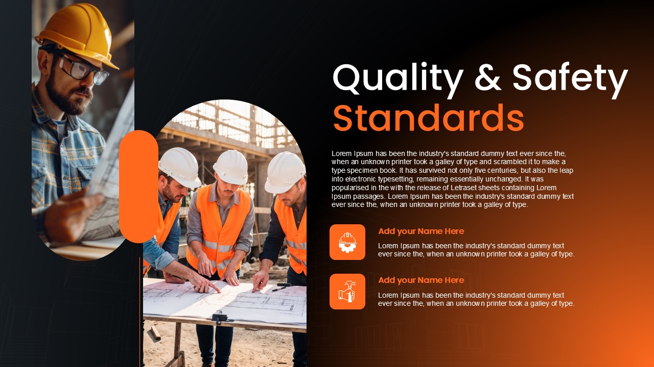 Civil Engineering Company Profile Presentation Slide