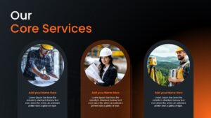 Civil Engineering Company Profile Services Presentation Slide