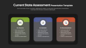 Current State Assessment & Gap Analysis 3 Segment for PowerPoint & Google Slides