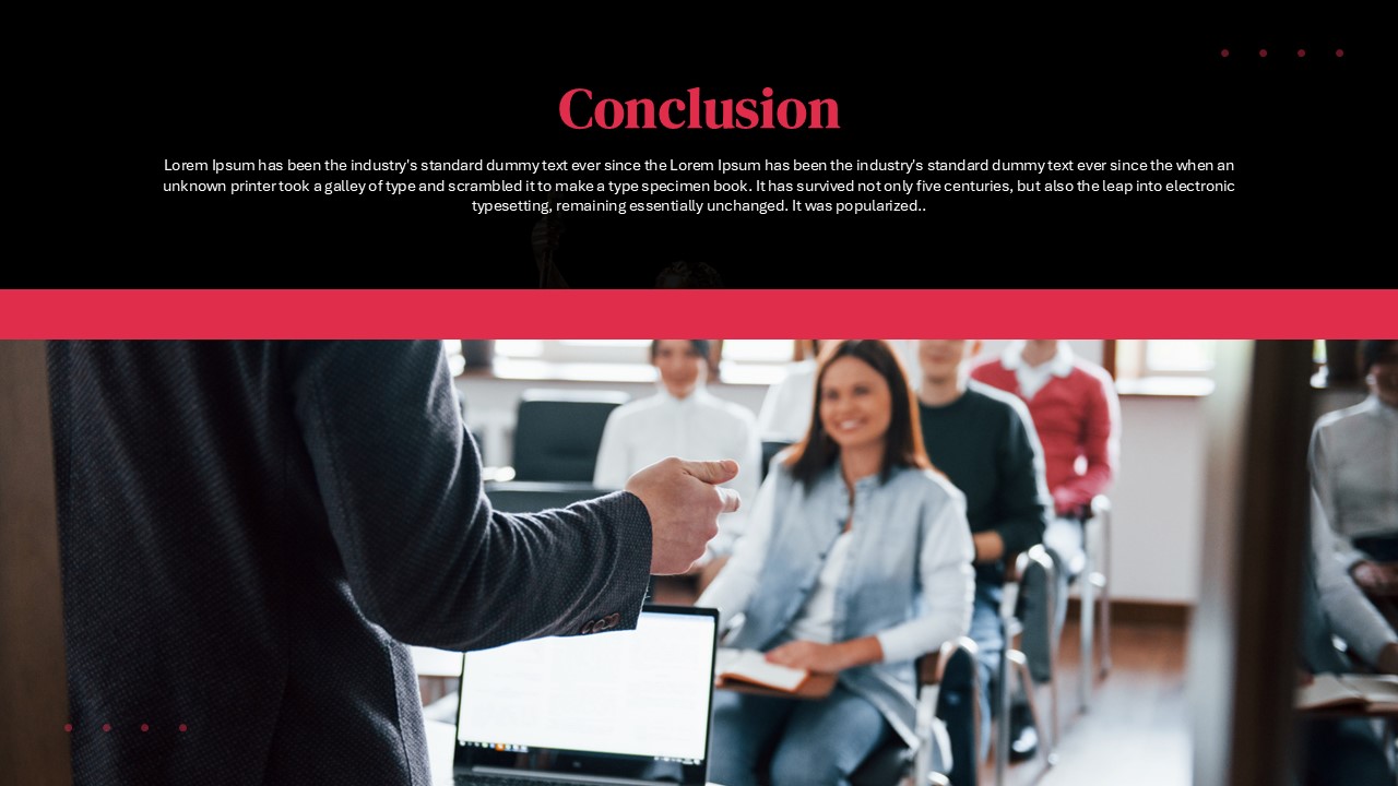 Law School Presentation Deck Conclusion Slide