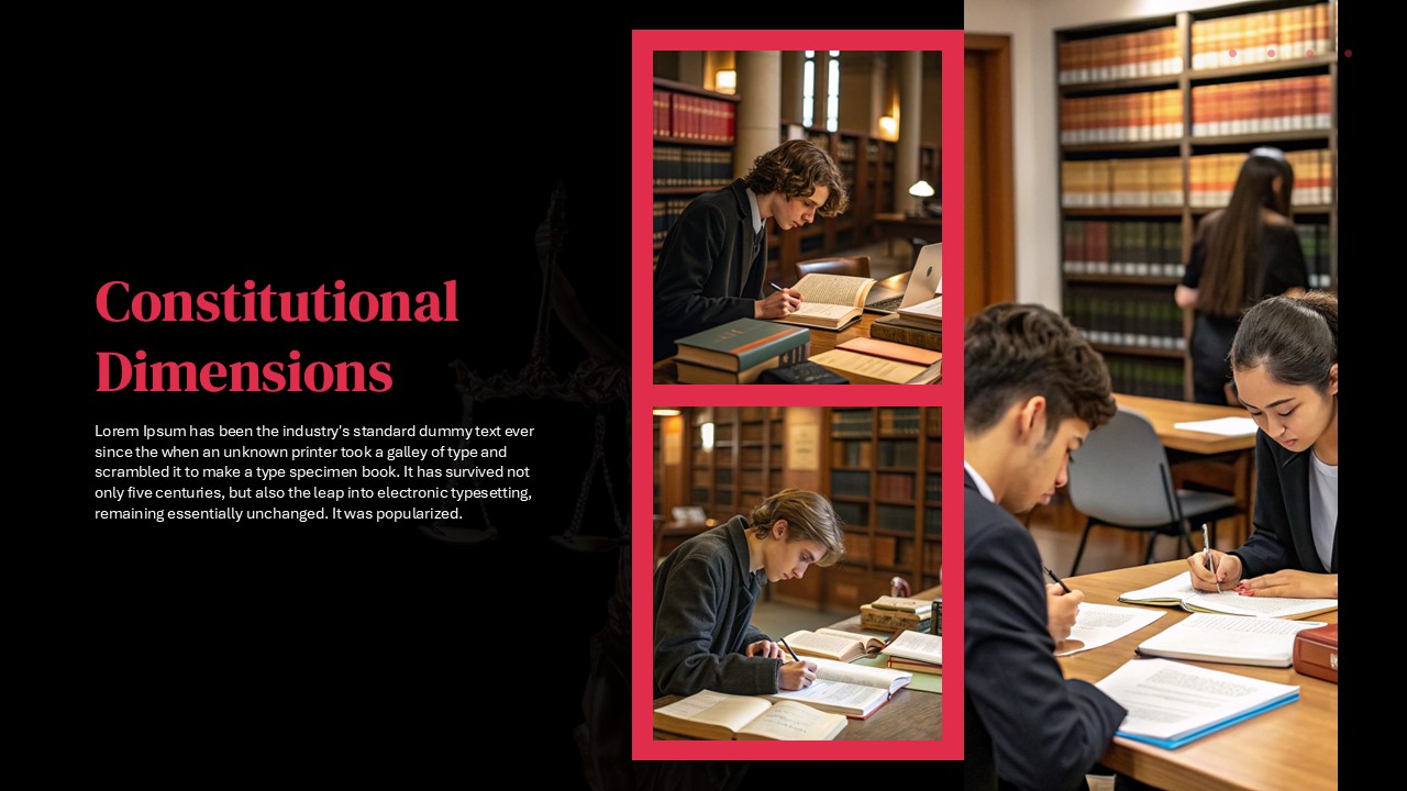 Law School Presentation Deck Constitutional Dimensions Slide