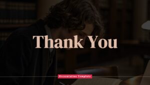 Law School Presentation Deck Thankyou Ending Slide