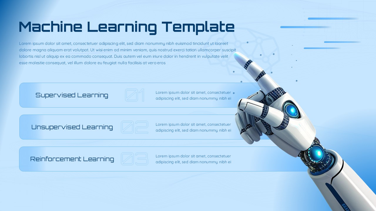Machine Learning Concept Presentation Template for PowerPoint & Google Slides