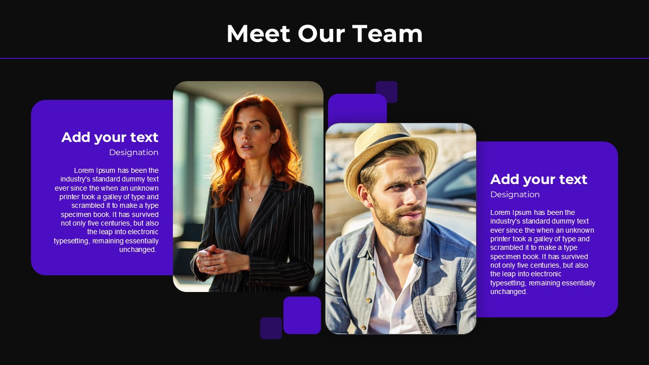 Our Team Introduction Slide