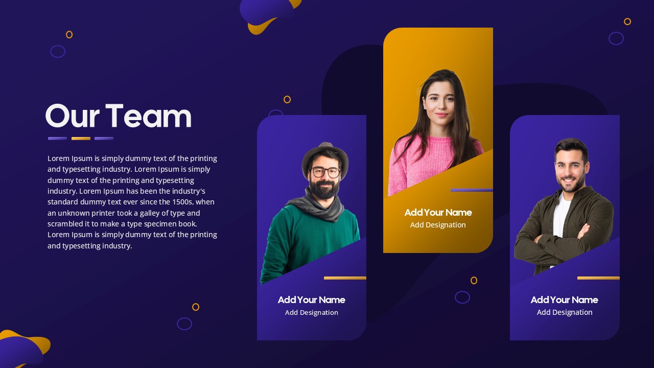 Modern Team Introduction Slide for PowerPoint & Google Slides