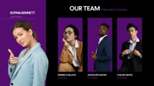 Modern Team Introduction Profile Presentation Slide