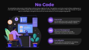 No-Code Benefits Presentation Slide