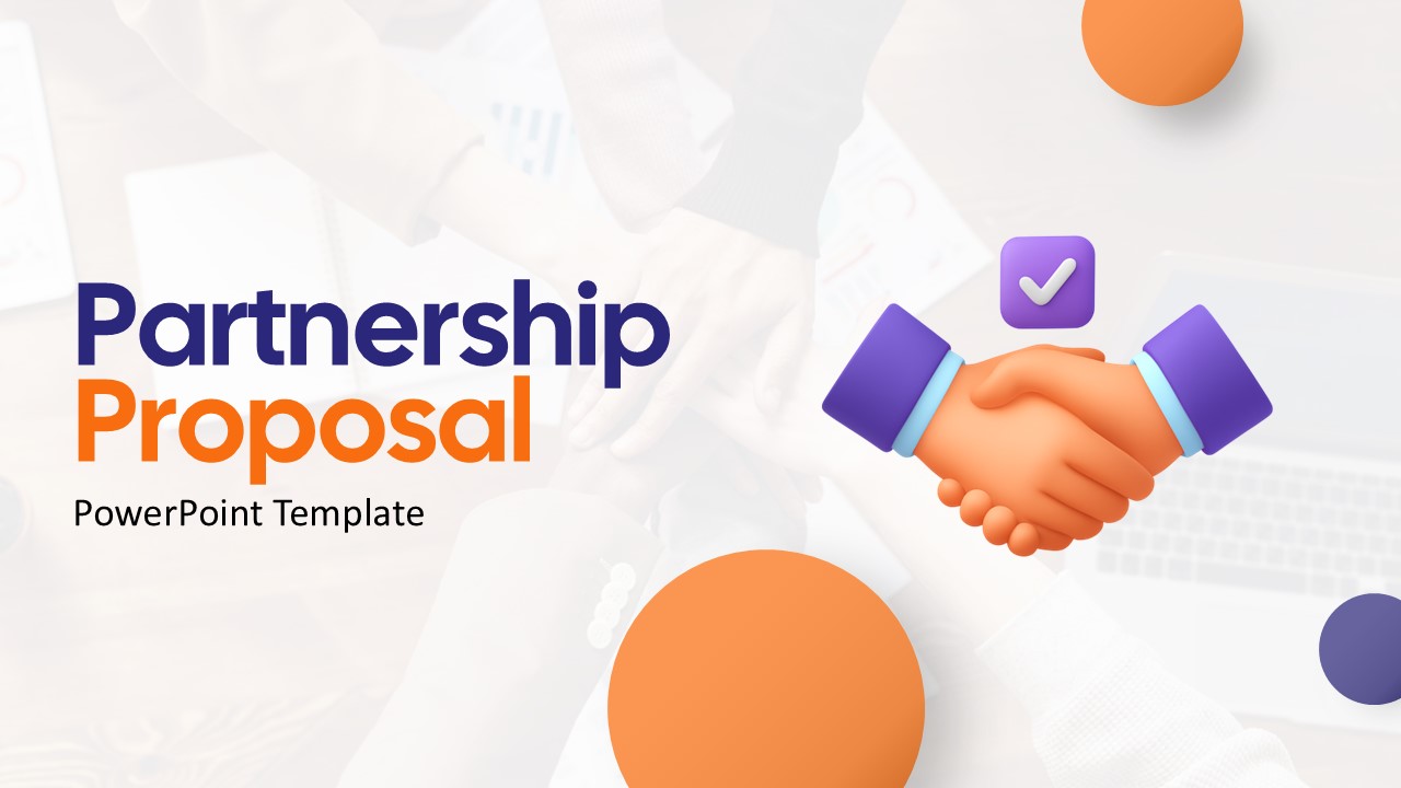 Orange Purple Partnership Proposal Presentation Template