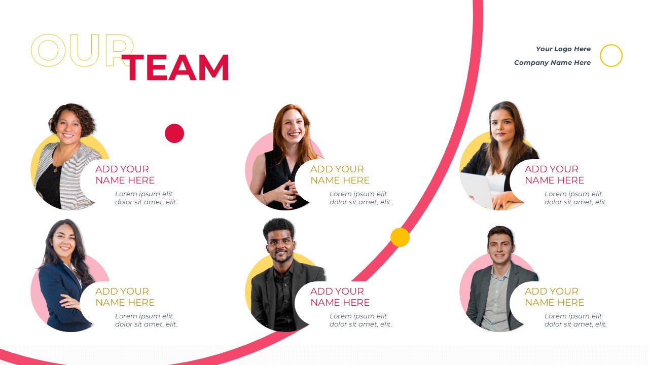 Our Team Showcase Template for PowerPoint & Google Slides Presentation