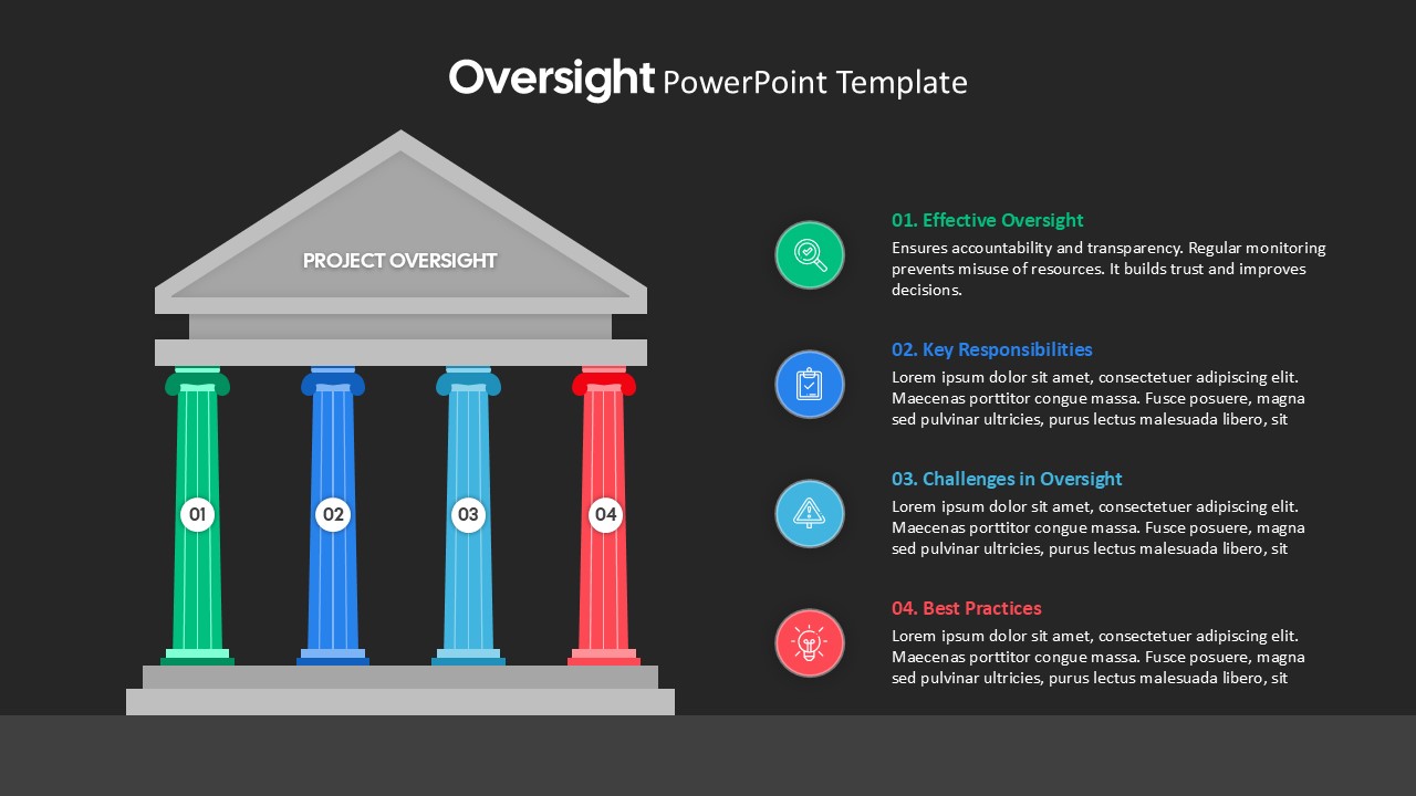 Oversight Presentation Slide