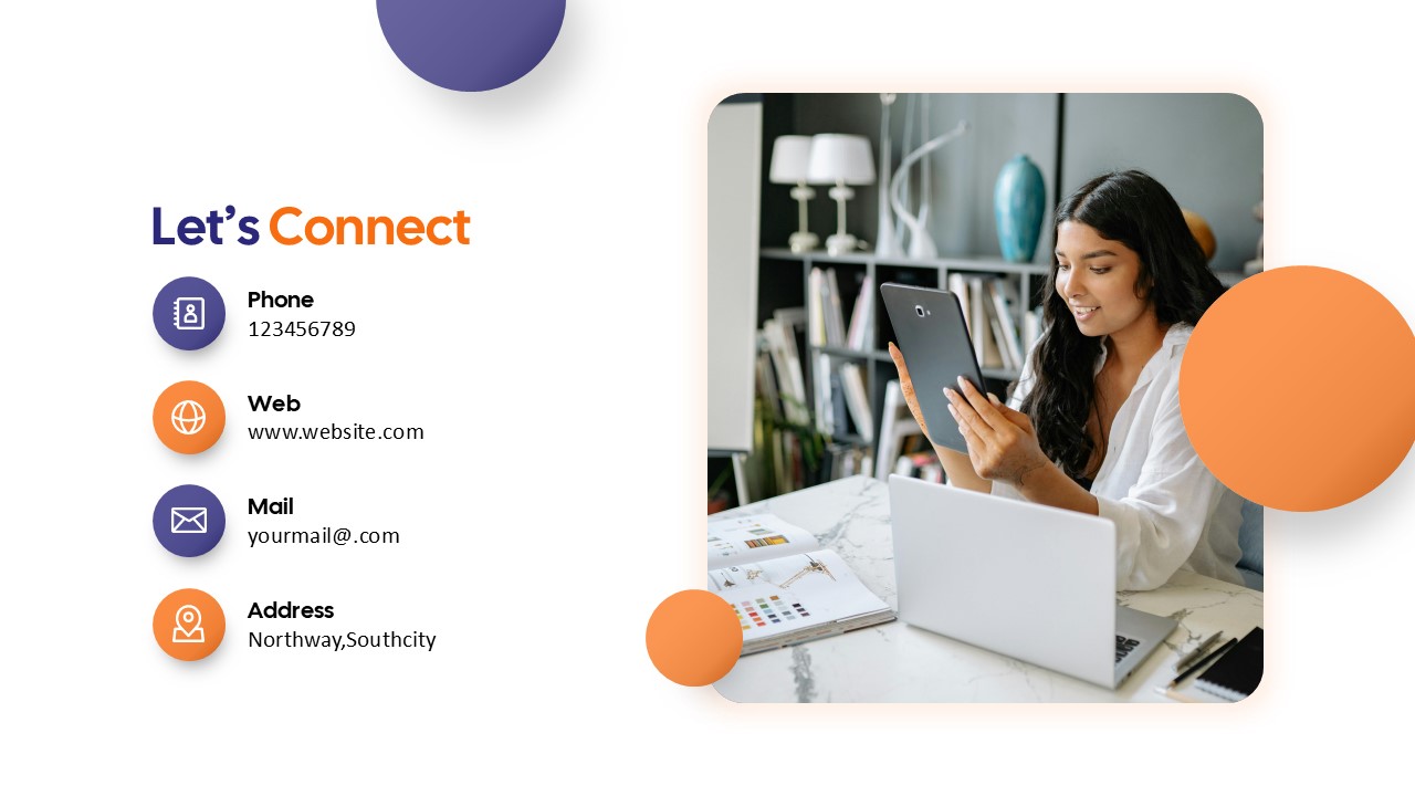 Partnership Proposal Presentation Deck Contact Slide