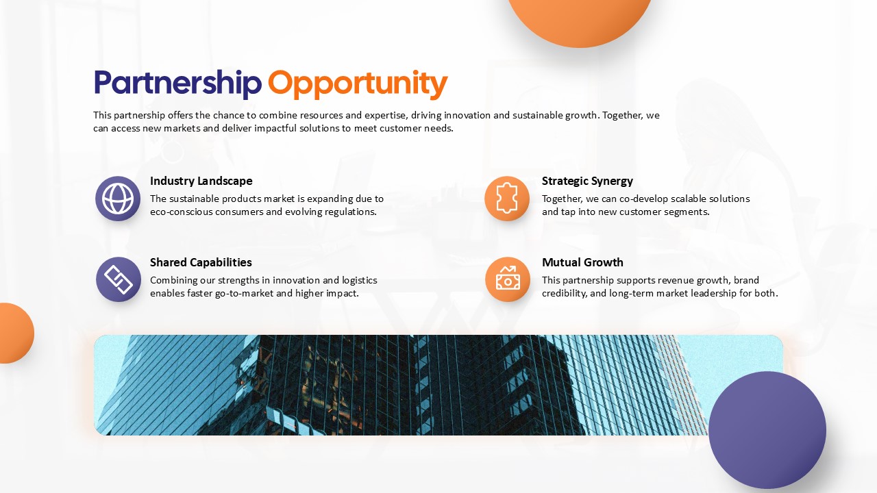 Partnership Proposal Presentation Deck Opportunity Slide