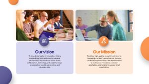 Partnership Proposal Presentation Deck Vision Mission Slide