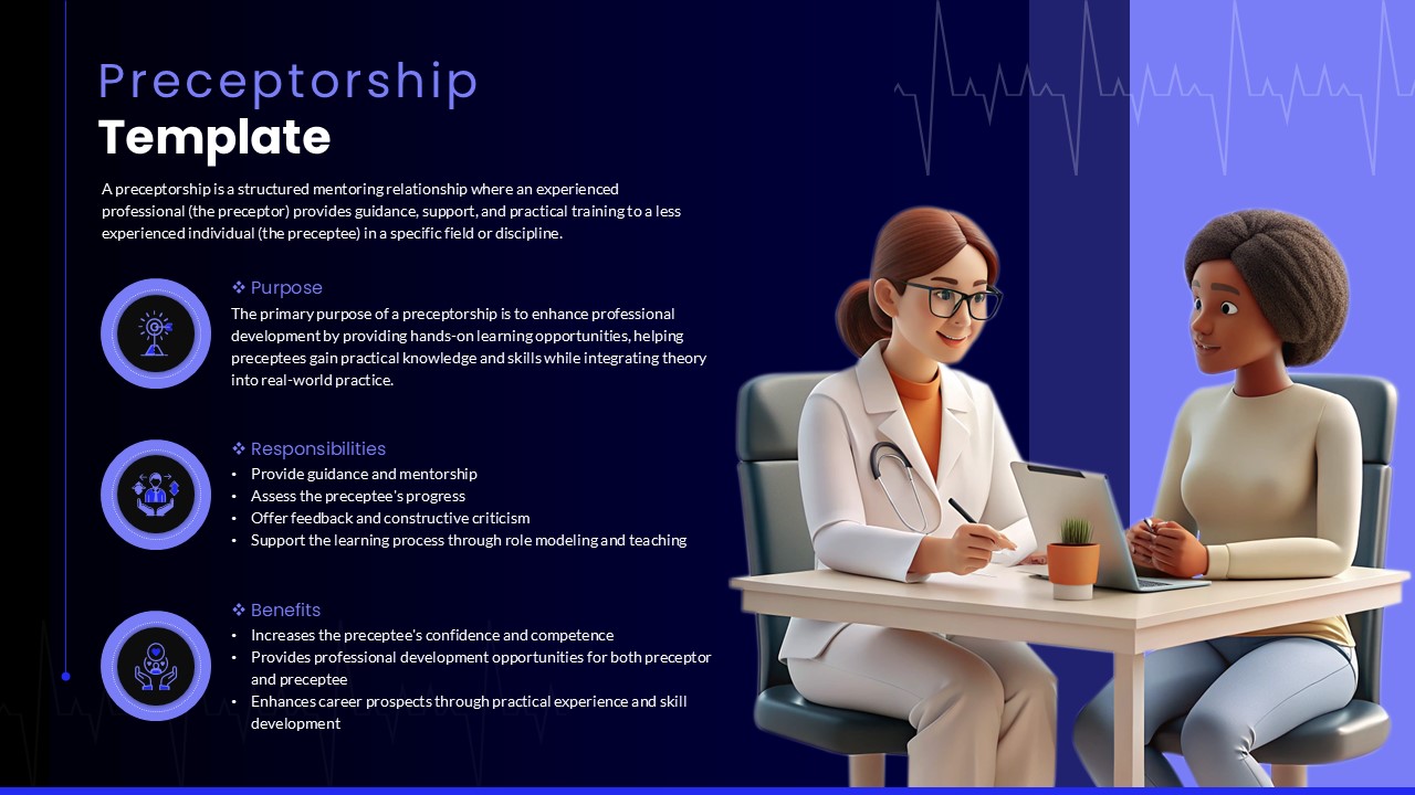 Preceptorship Purpose and Benefits Presentation Slide