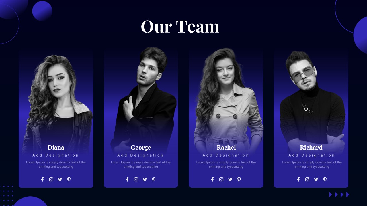 Presentation Slide for Introducing Team