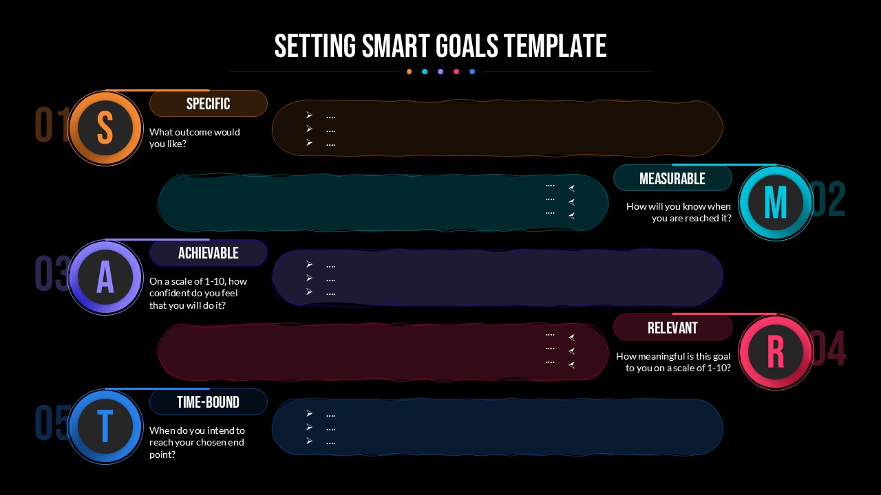 SMART Goals Setting Framework Presentation Slide