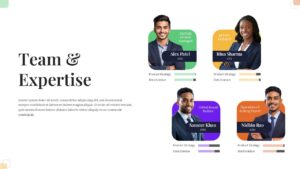 Team & Expertise Profile Layout Presentation Slide