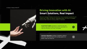 AI Startup Company Profile Presentation Slide