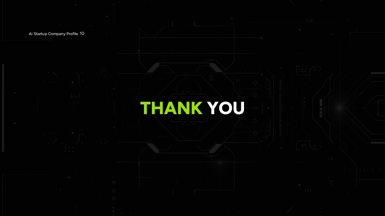 AI Startup Company Profile Thankyou
