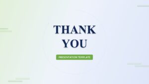 Bank Proposal Presentation Ending Thank You Slide