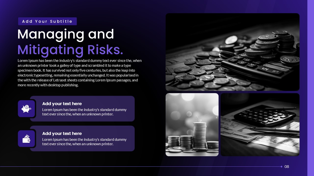 Banking and Finance Risk Managing Slide