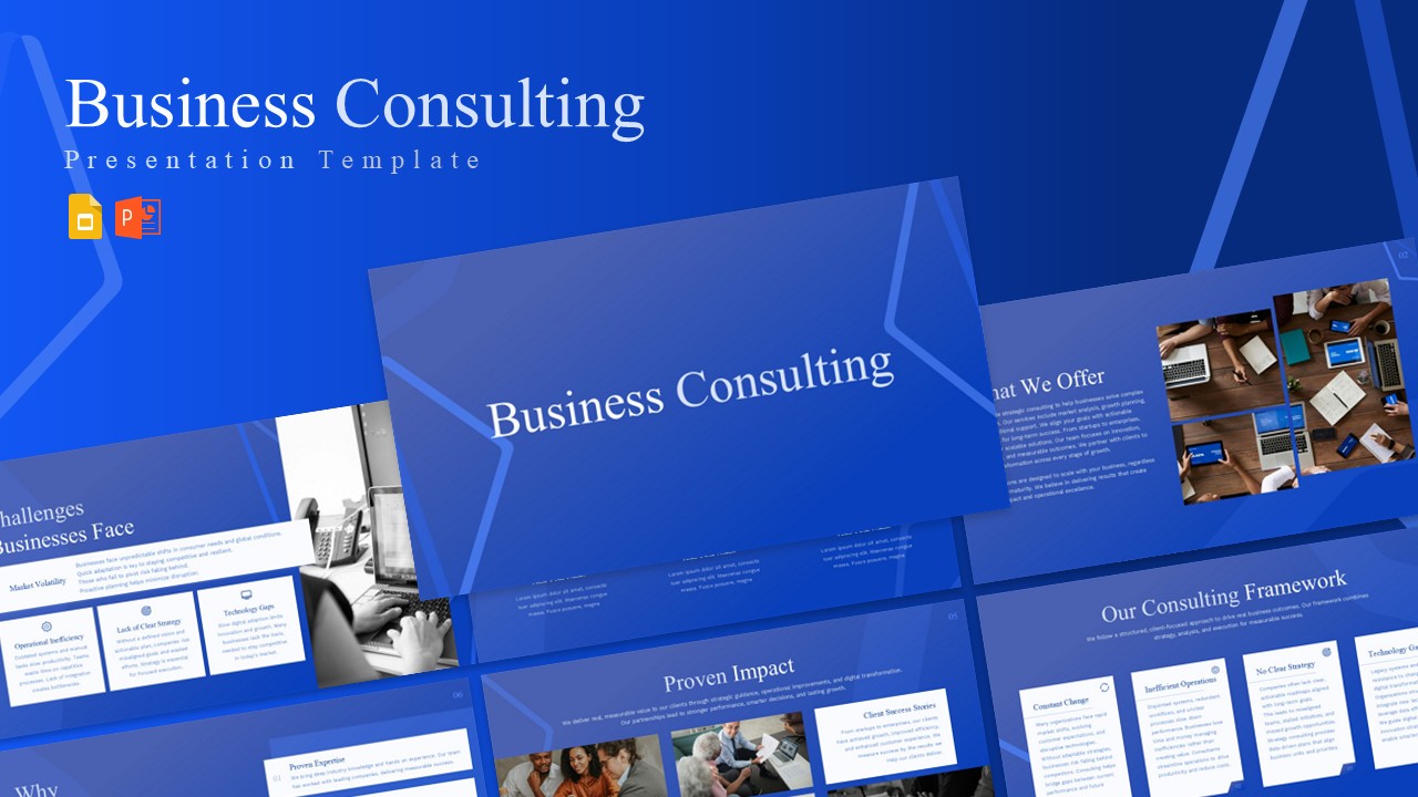 Business Consulting Company Profile Deck
