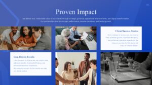 Business Consulting Company Profile Presentation Slide