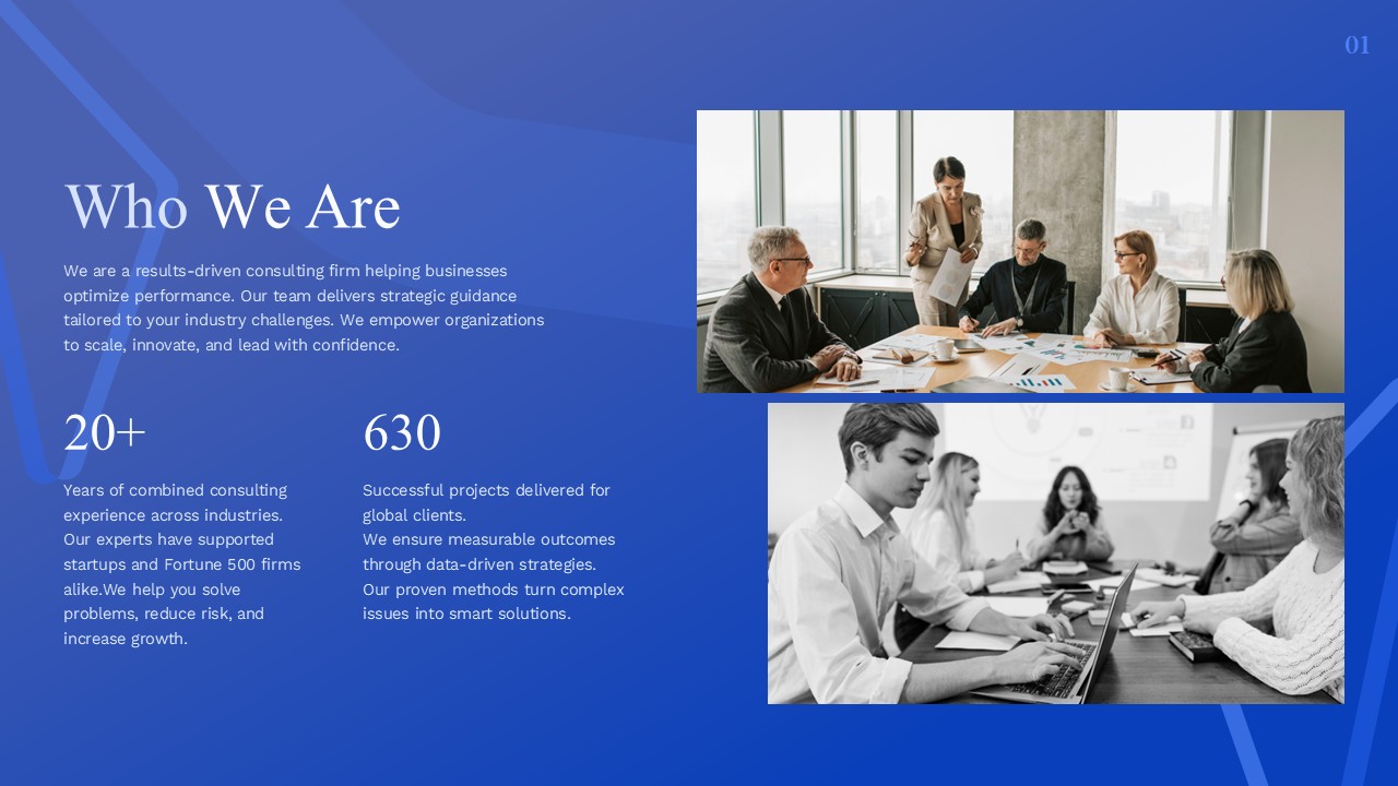 Business Consulting Company Profile Who We Are