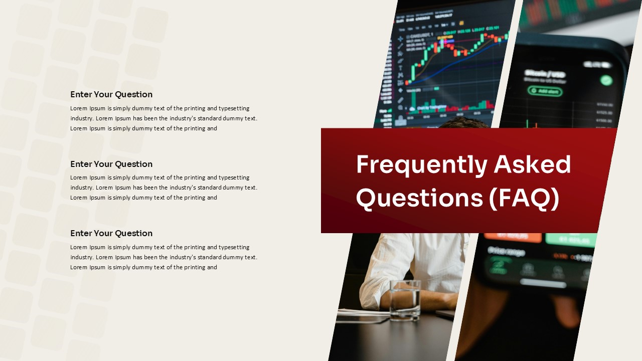 Digital Marketing Company Profile FAQ Slide