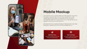 Digital Marketing Company Profile Mobile Mockup Slide